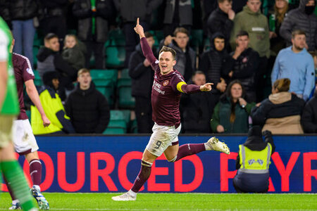 Rangers Eyeing Hearts’ Talisman Lawrence Shankland in January Transfer Window