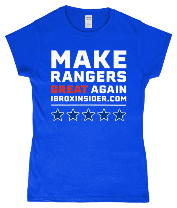 Make Rangers Great Again Dark Ladies Fit T-Shirt