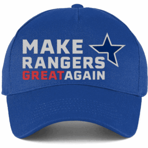 Make Rangers Great Again Blue Five Panel Baseball Cap