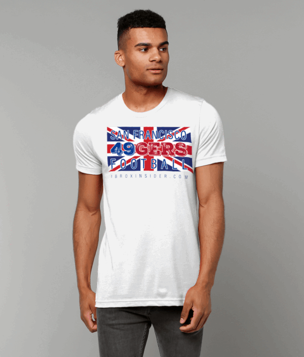 49GERS White Union Jack T-Shirt - Image 3